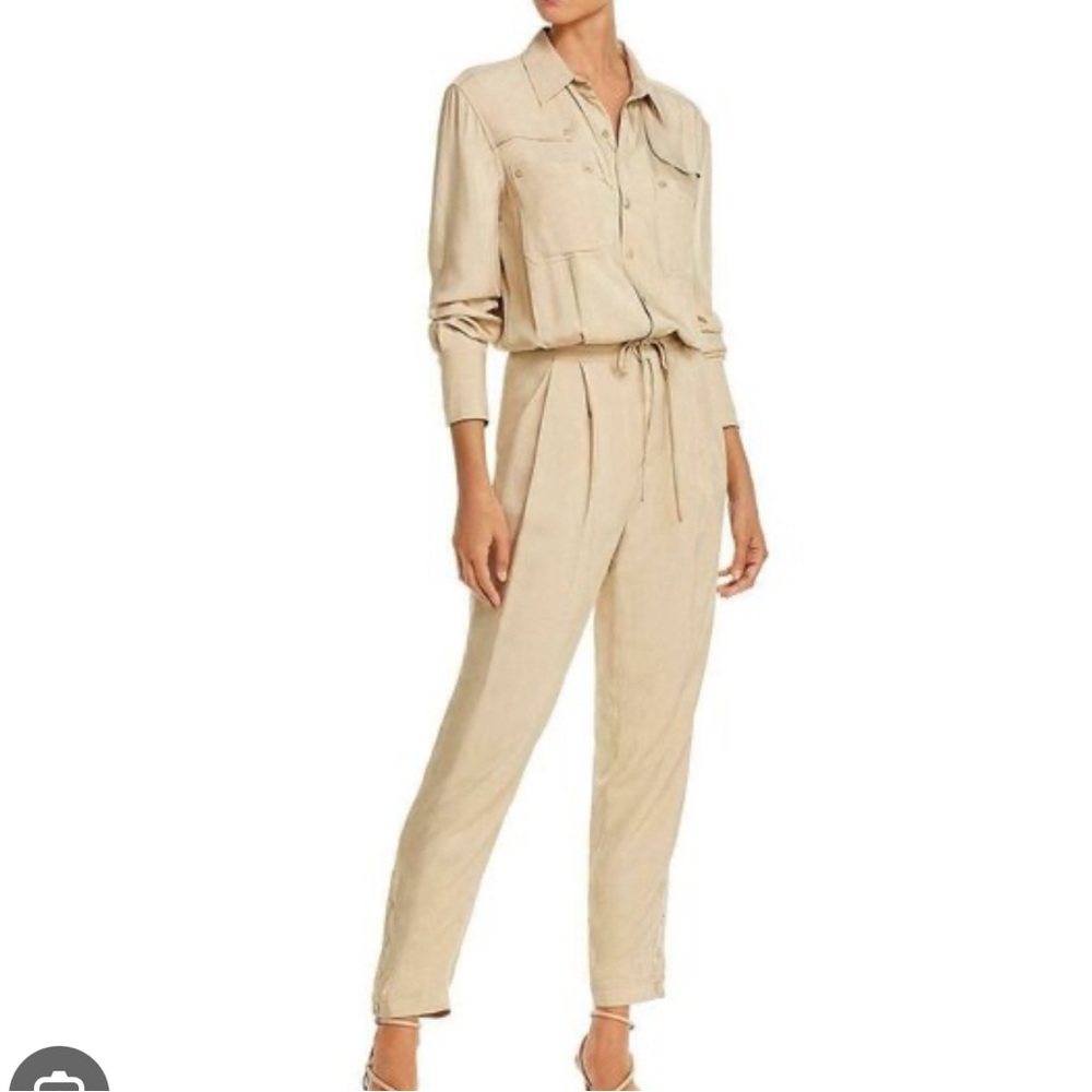Equipment Femme Womens Armeria Jumpsuit
Pleated Tie Waist Safari